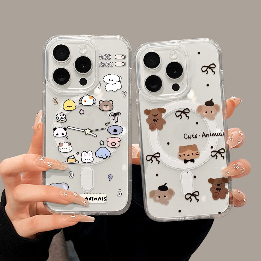Cute Anime Case - Coque de téléphone avec animaux de