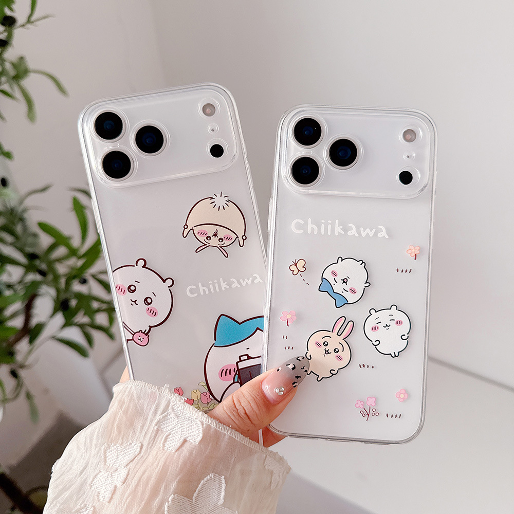 Cute Anime Case - Coque de téléphone transparente en TPU