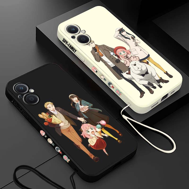 Phone Cases Oppo - Coque de téléphone liquide avec cordon