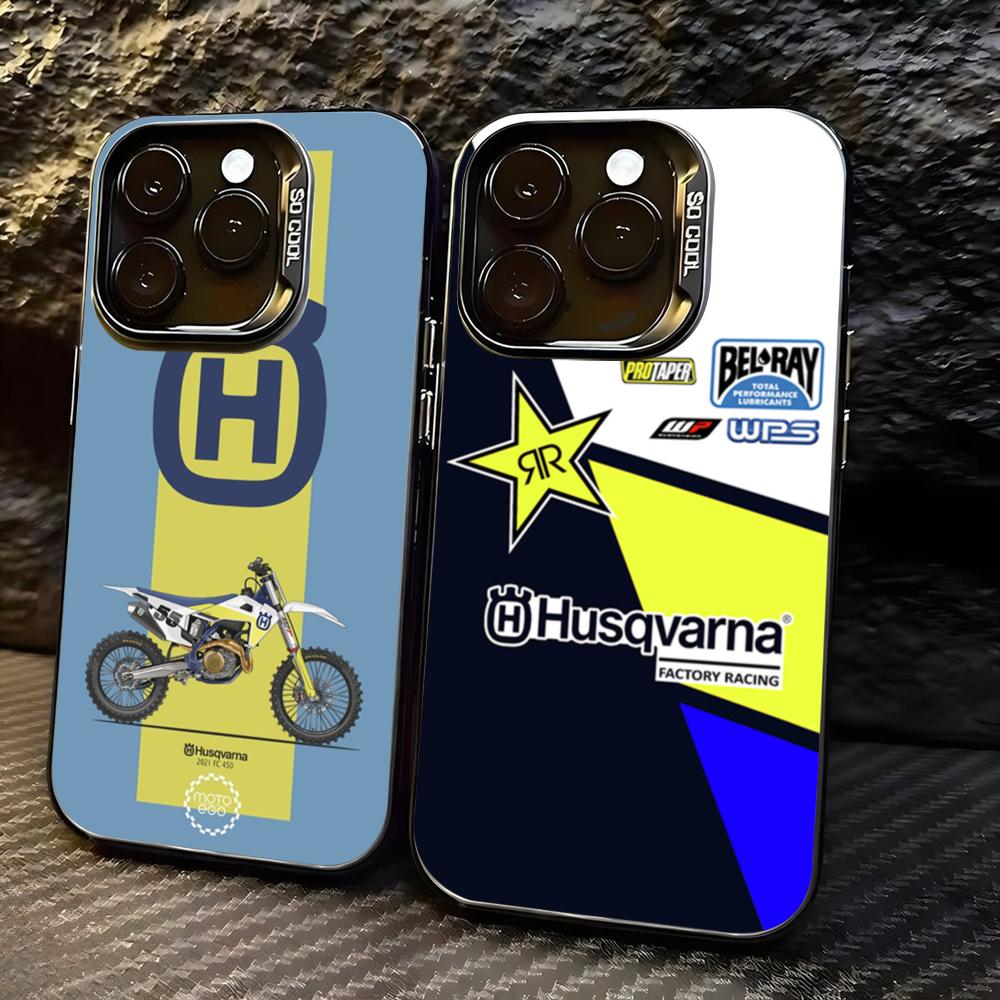 Phone Cases H&M - Coque de téléphone H-Husqvarnaes-S pour moto,