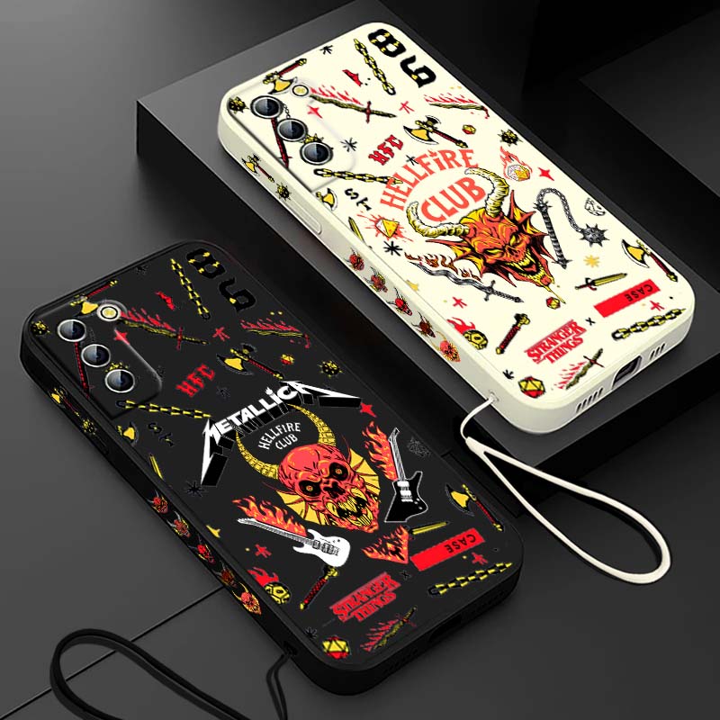 Silicone Liquid Case - Coque de téléphone liquide avec cordon