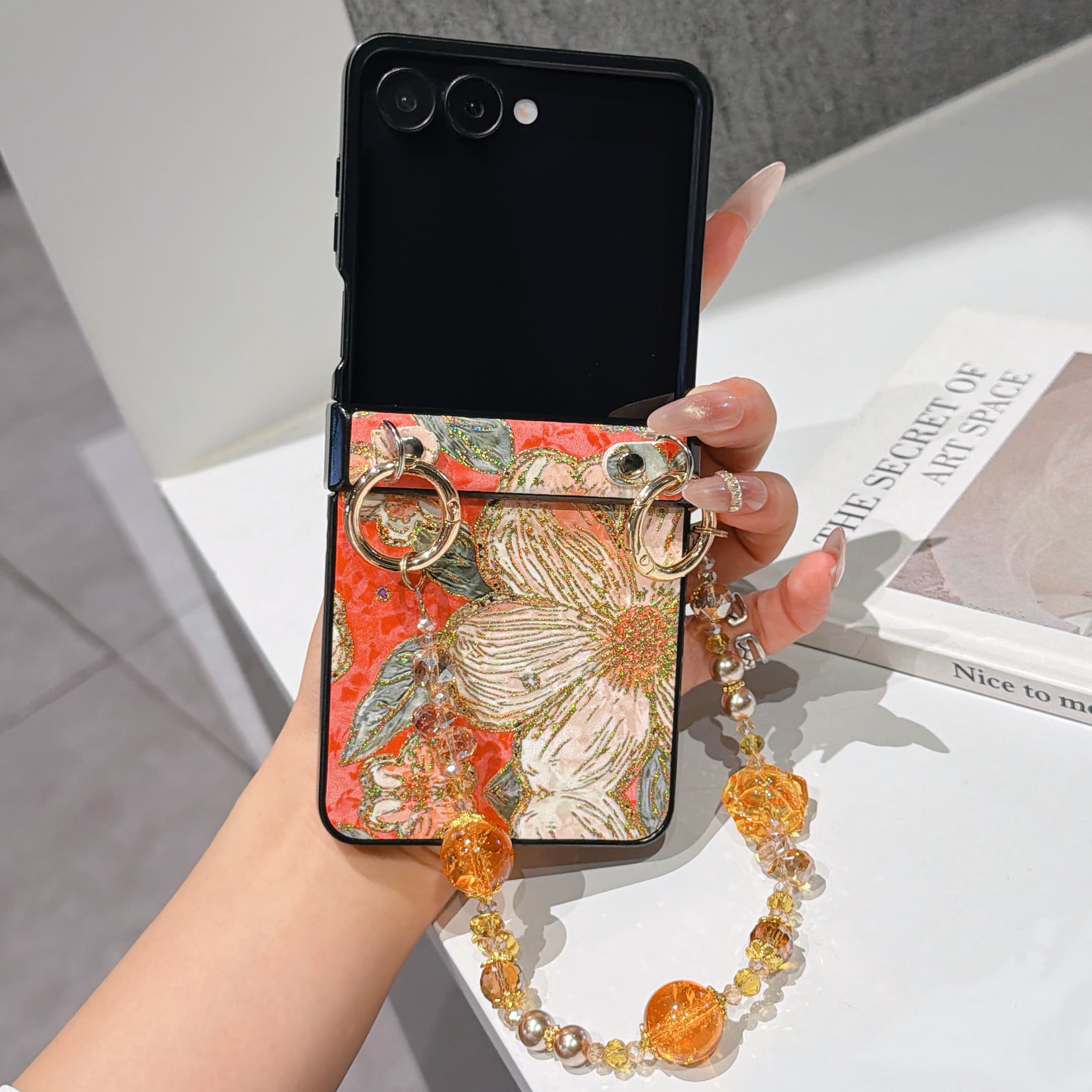 Flip Leather Case - Étui de protection en cuir PU