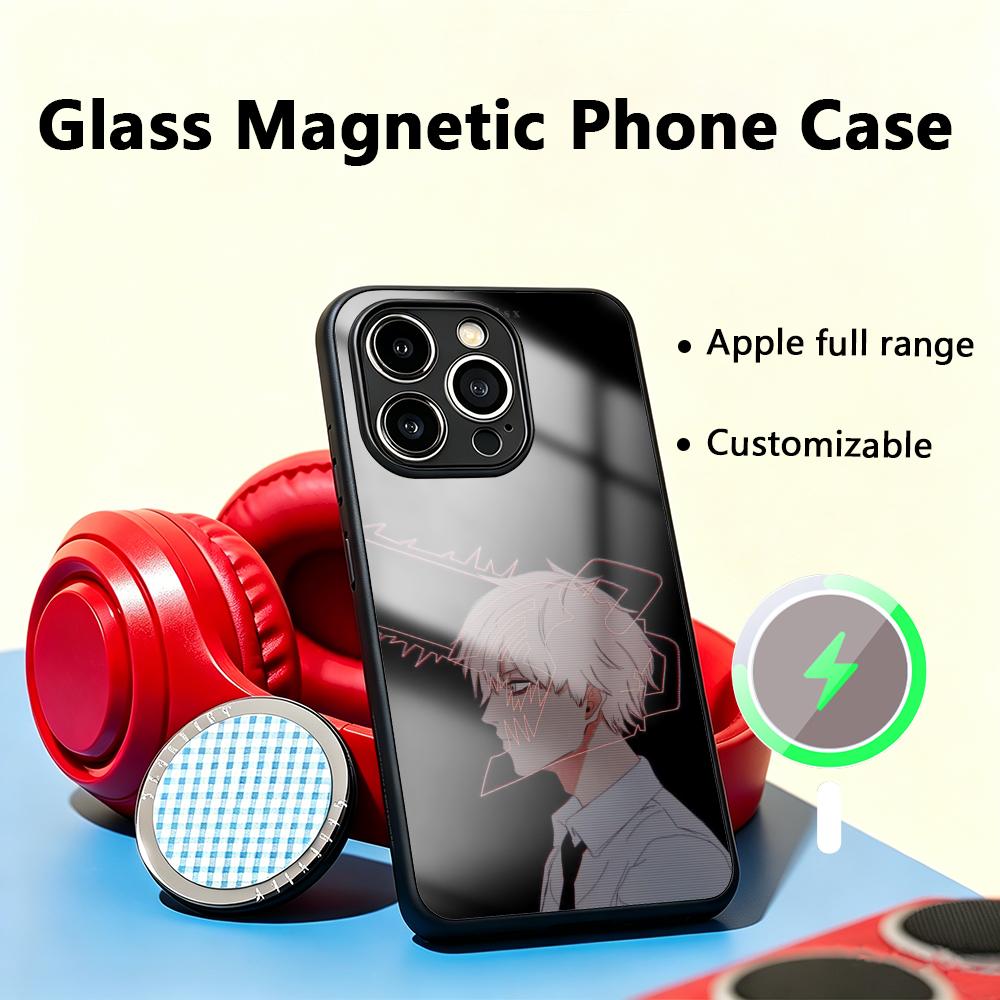 Phone Cases Men - Coque de téléphone magnétique en verre
