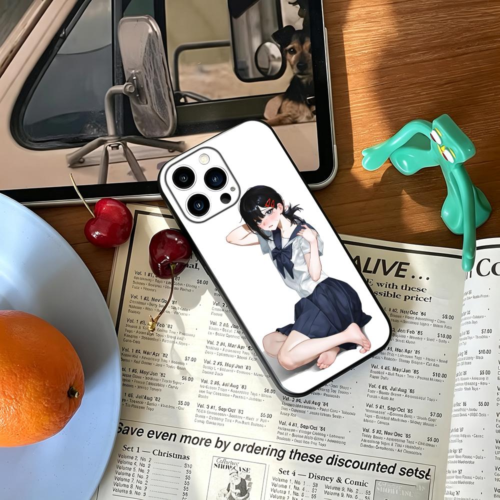 Phone Cases For Iphone 15 - Coque de téléphone antichoc noire souple