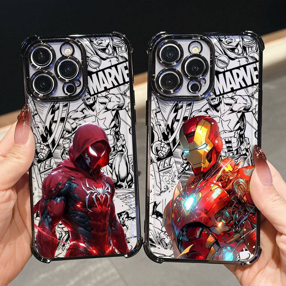 Phone Cases Men - Coque de luxe Iron Spider Man
