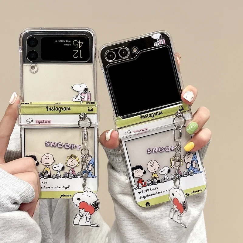 Cute Anime Case - Coque de téléphone transparente avec dessin
