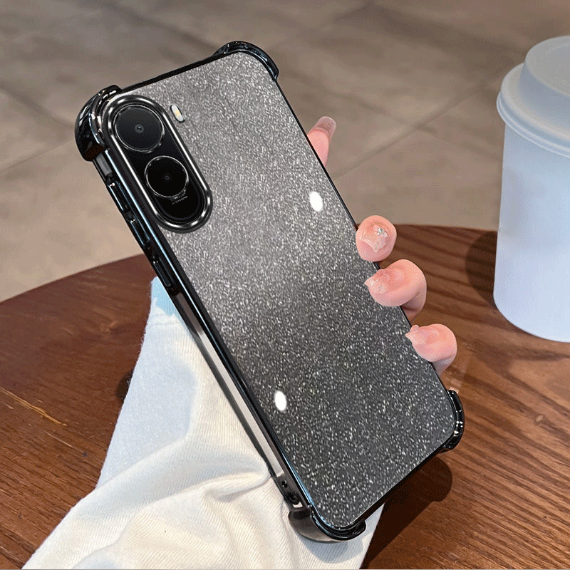 Glitter Shockproof Case - Coque de protection transparente avec placage