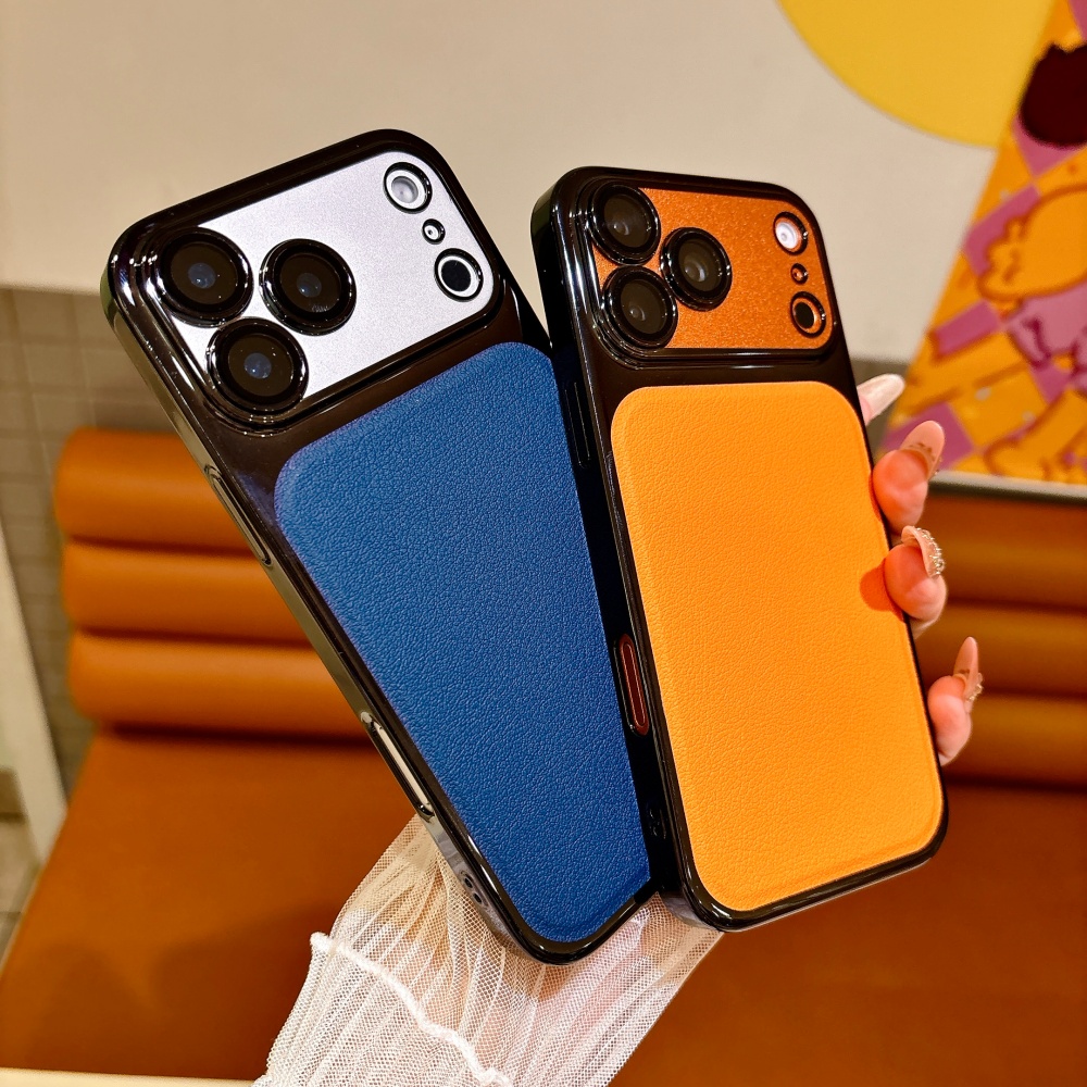 Étui de luxe en cuir PU couleu - Luxury Plating Case avis et prix