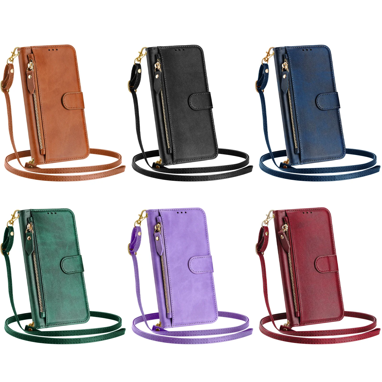Étui portefeuille en cuir à fe - Flip Leather Case avis et prix