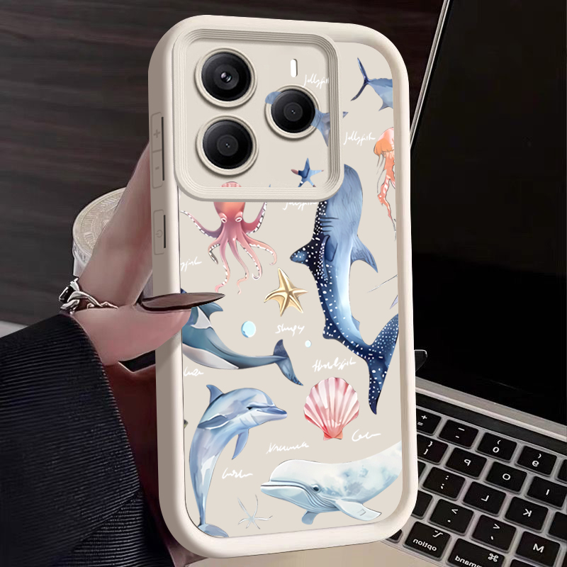 Étui souple à motif de dauphin - Phone Cases Xiaomi 15 avis et prix