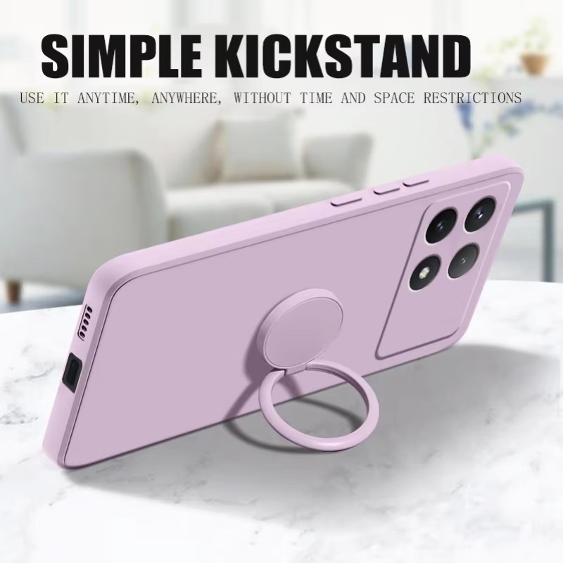 Coque de téléphone avec suppor - Silicone Liquid Case avis et prix