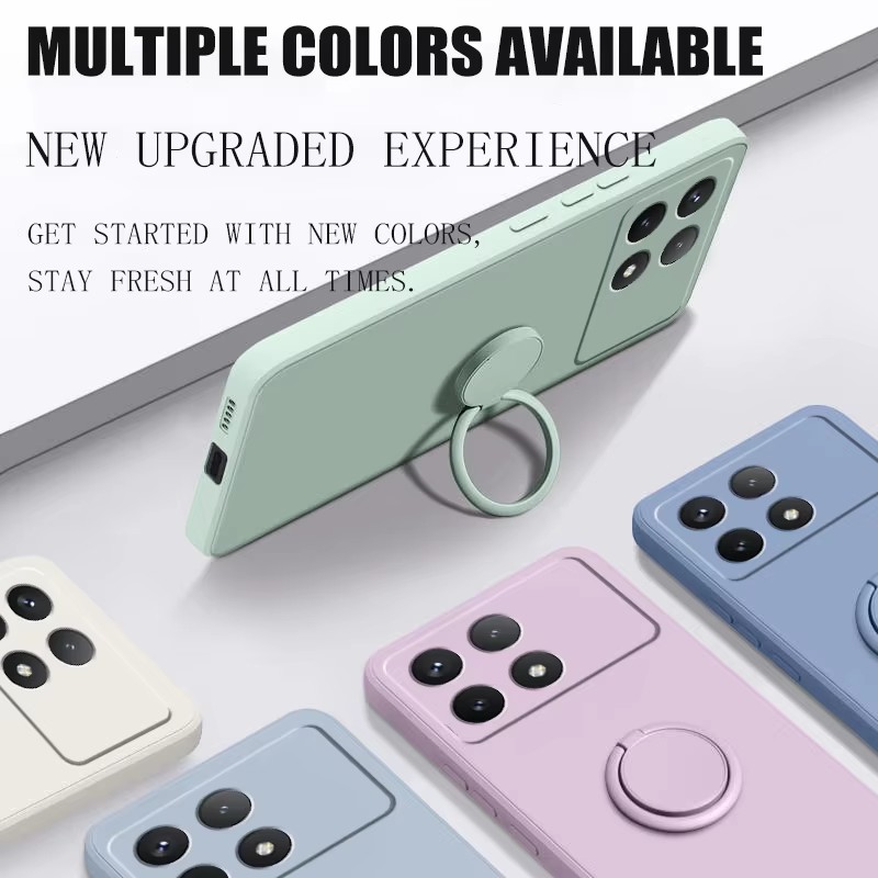 Coque de téléphone avec suppor - Silicone Liquid Case avis et prix