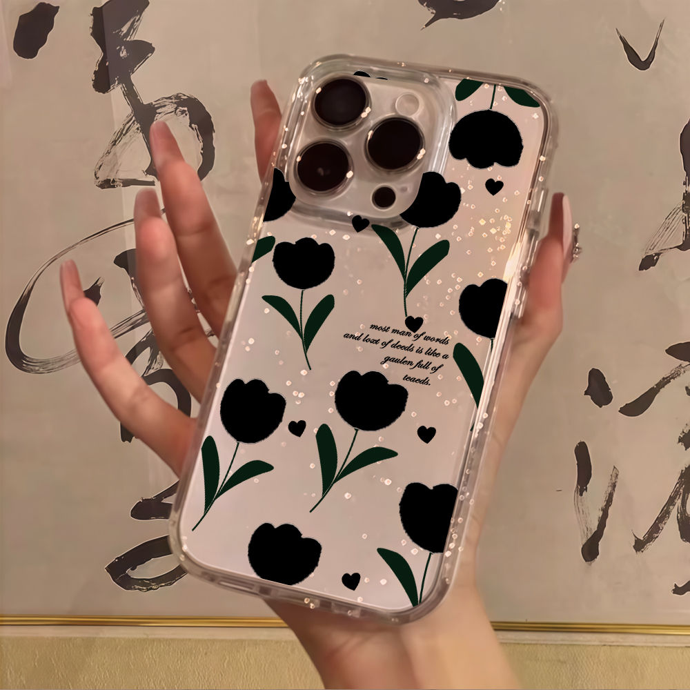 Coque de téléphone de luxe sim - Glitter Shockproof Case avis et prix
