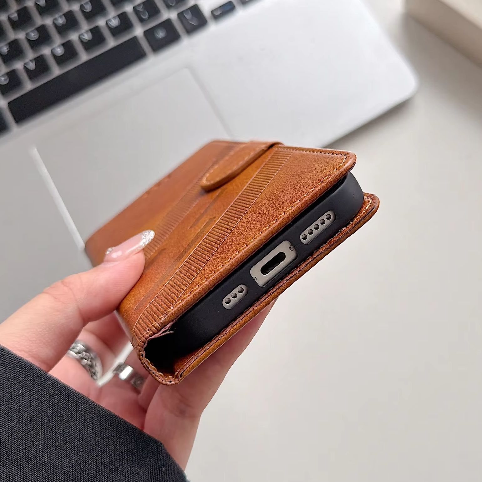 Étui portefeuille en cuir PU p - Flip Leather Case avis et prix