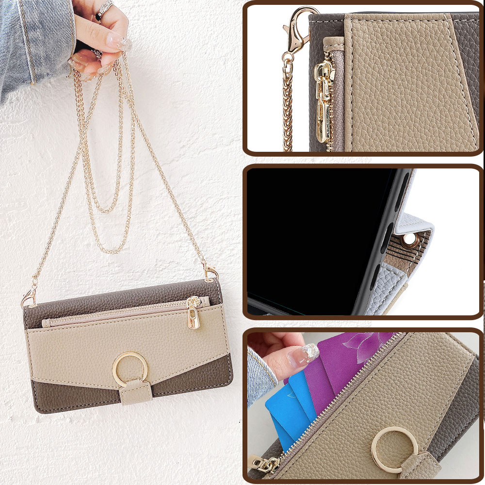 Étui de téléphone à bandoulièr - Flip Leather Case avis et prix