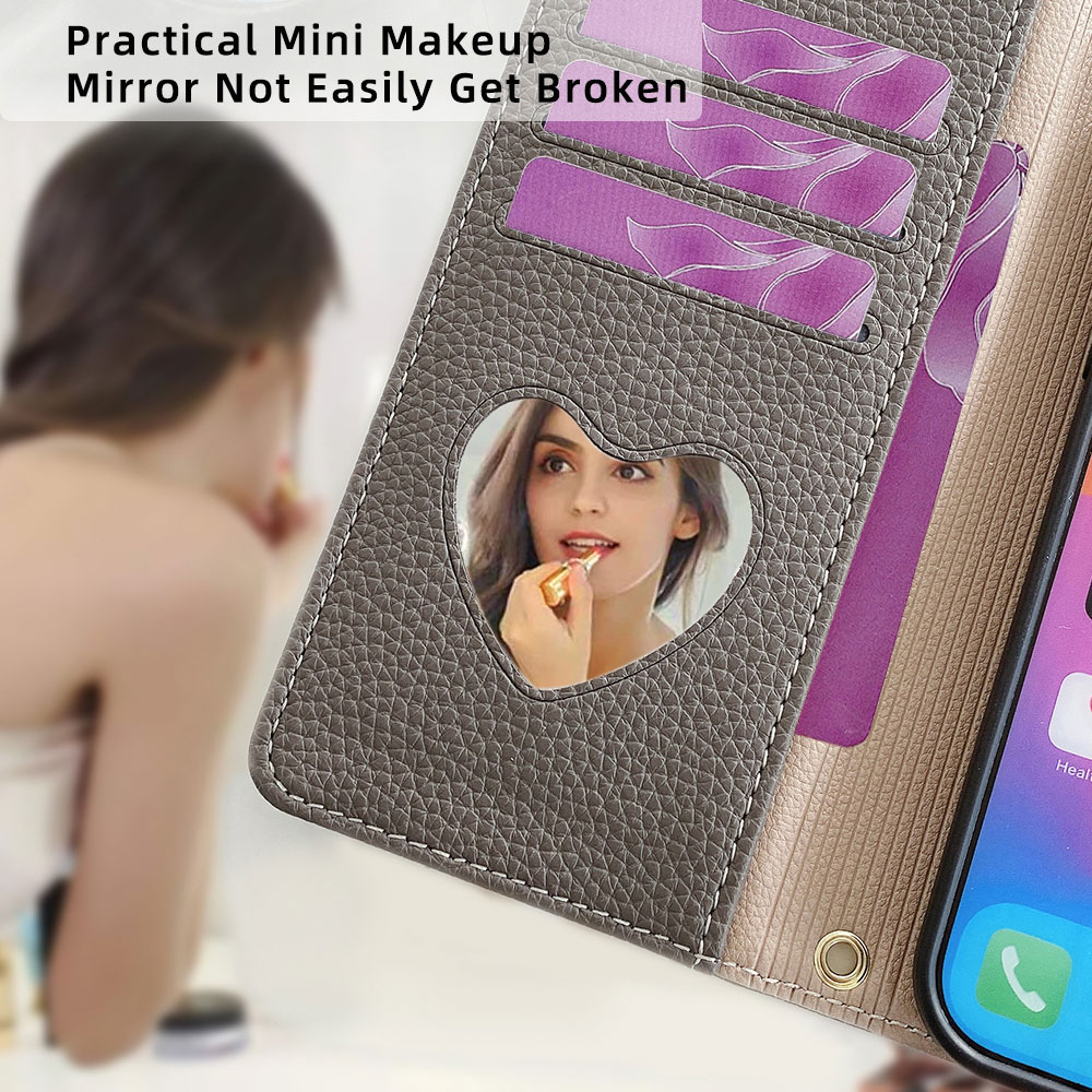 Étui de téléphone à bandoulièr - Flip Leather Case avis et prix