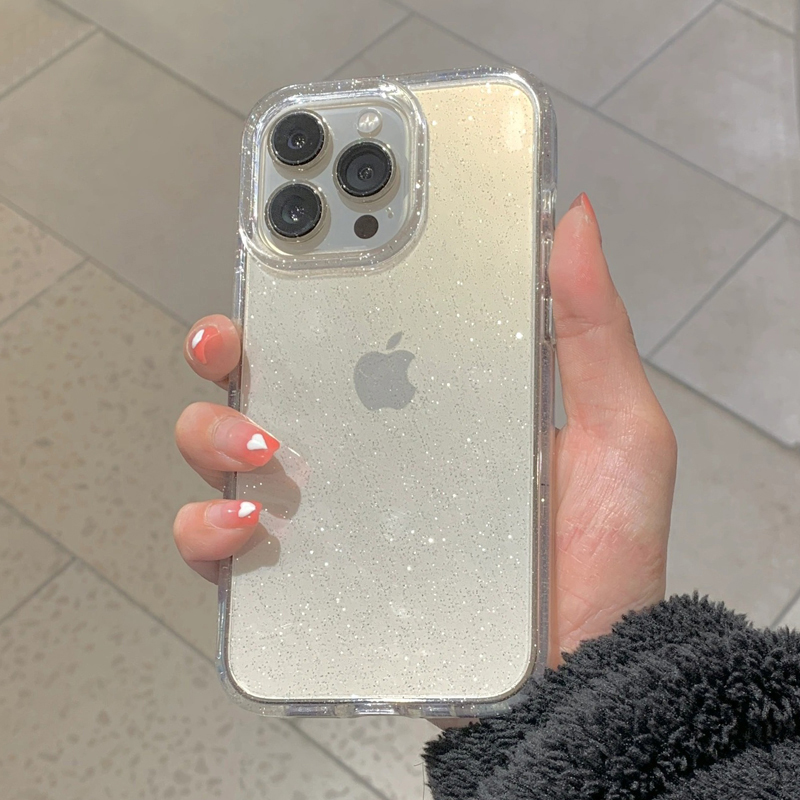 Coque de téléphone transparent - Glitter Shockproof Case avis et prix