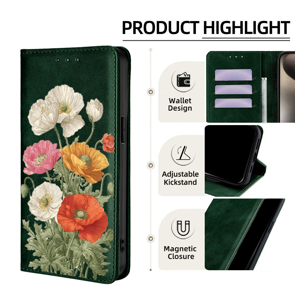 Étui portefeuille en cuir magn - Flip Leather Case avis et prix