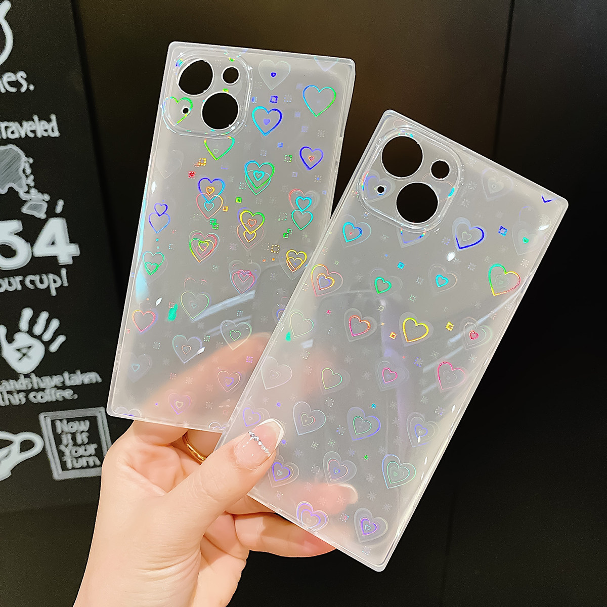 Coque de téléphone en forme de - Glitter Shockproof Case avis et prix