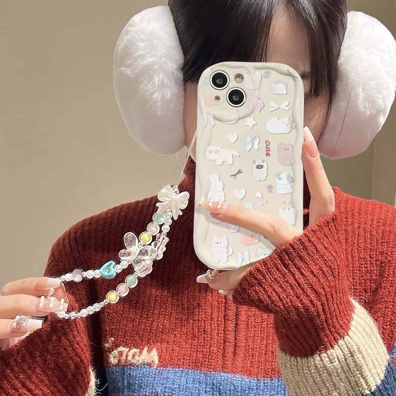 Étui de bracelet avec nœud pou - Cute Anime Case avis et prix