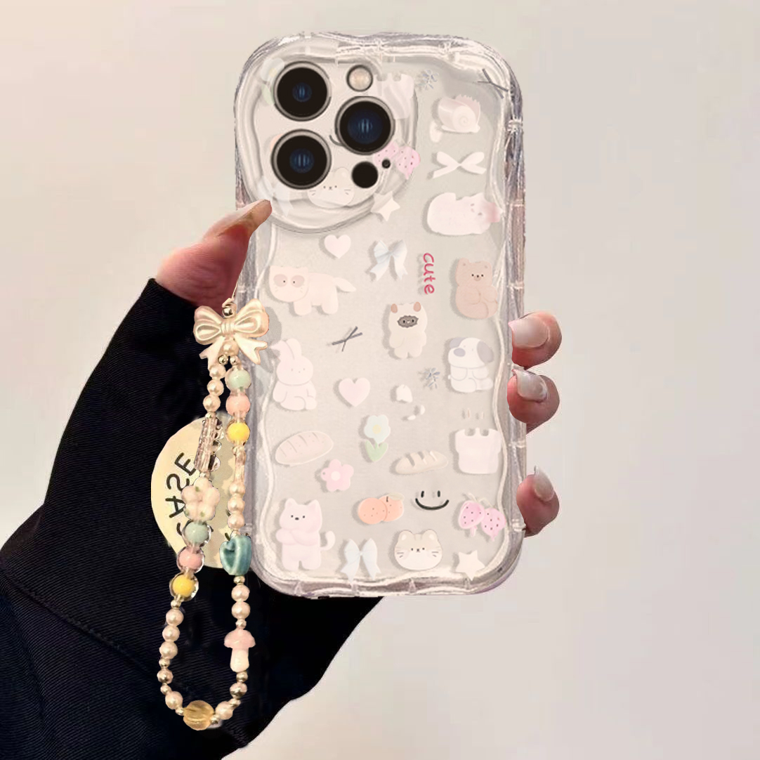 Étui de bracelet avec nœud pou - Cute Anime Case avis et prix