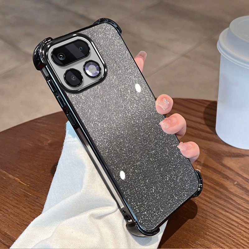 Coque de protection transparen - Glitter Shockproof Case avis et prix