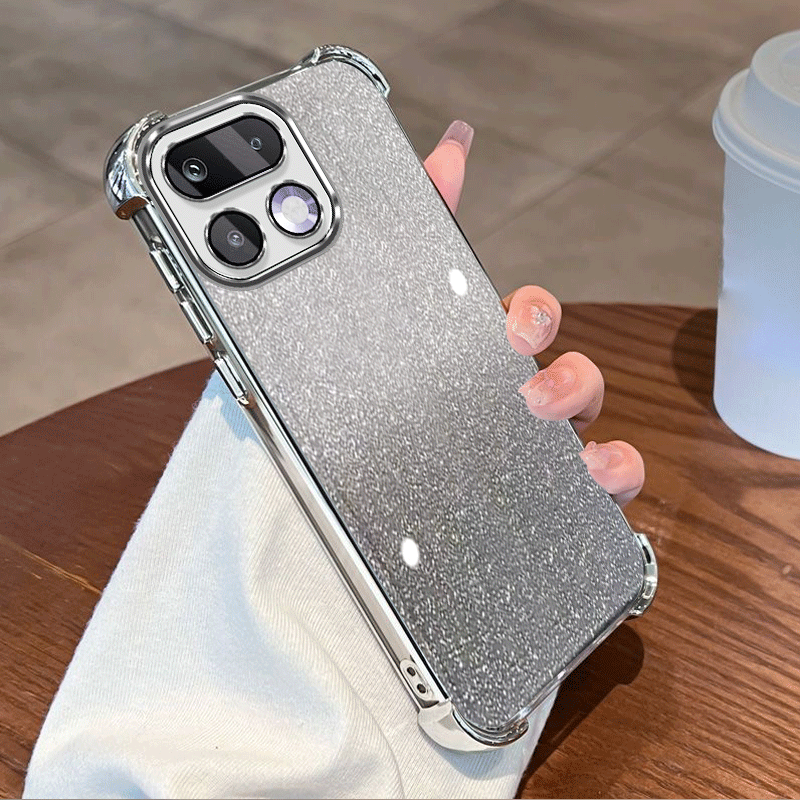 Coque de protection transparen - Glitter Shockproof Case avis et prix