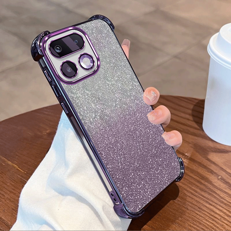 Coque de protection transparen - Glitter Shockproof Case avis et prix