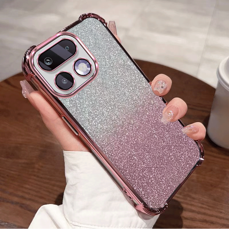 Coque de protection transparen - Glitter Shockproof Case avis et prix