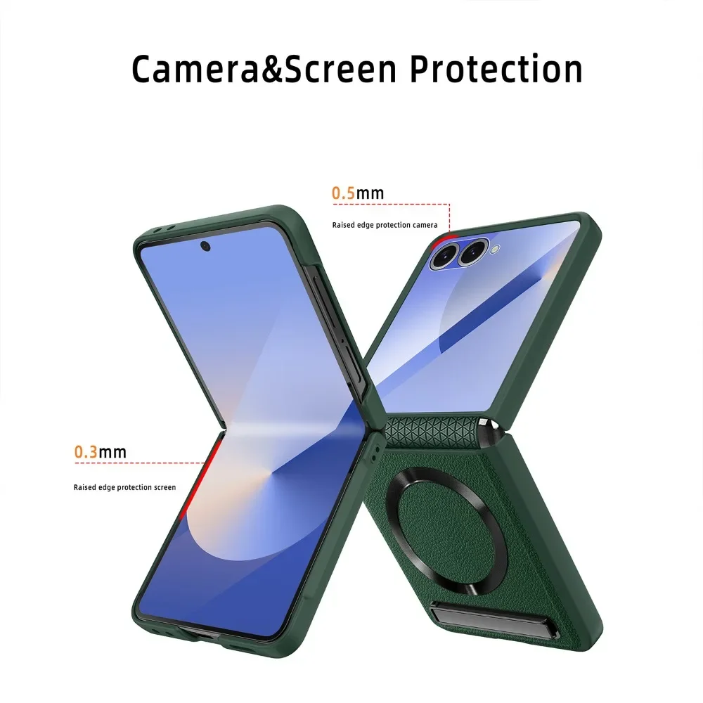 Étui de téléphone magnétique à - Flip Leather Case avis et prix